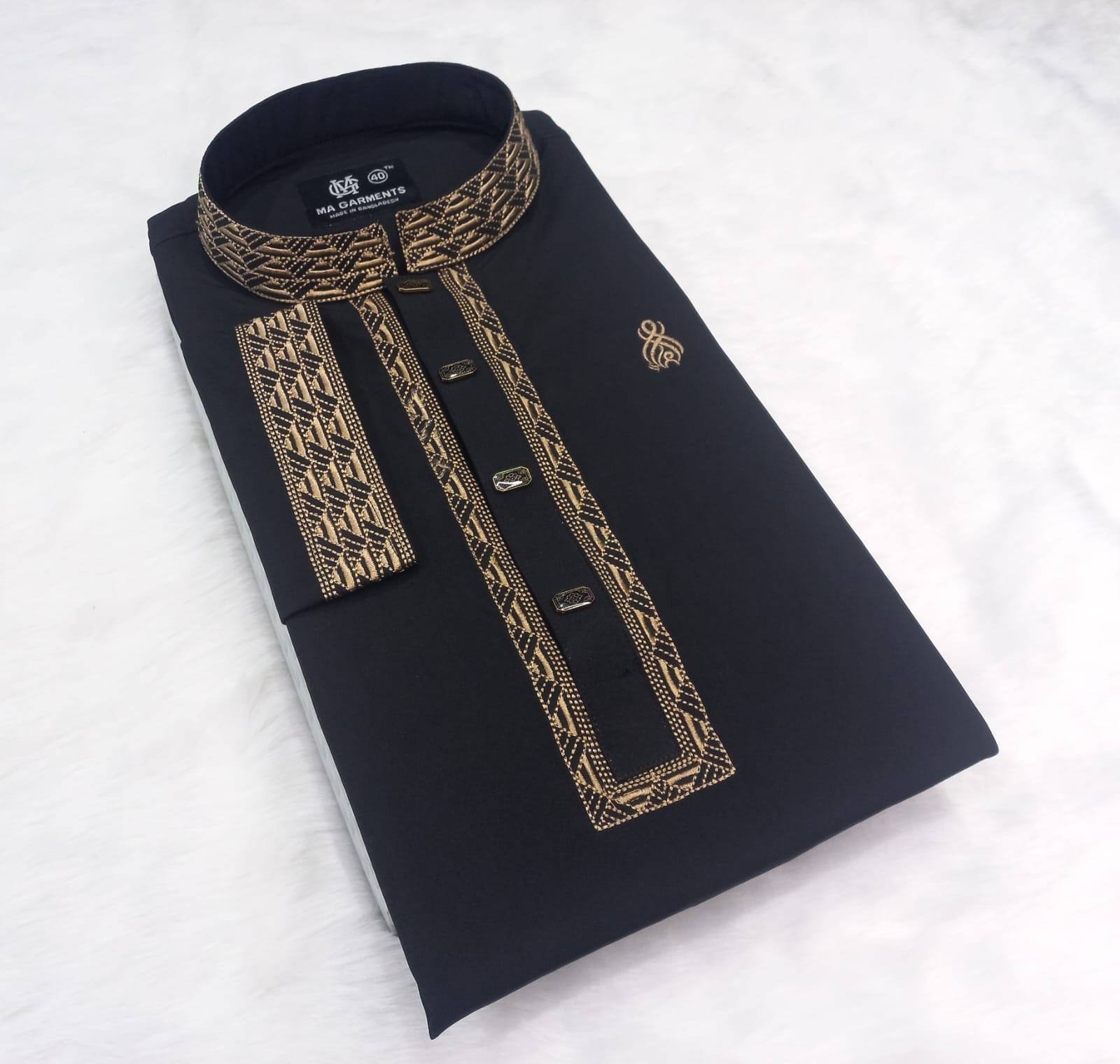 প্রিমিয়াম সিকুয়েন্স এমব্রয়ডারি পাঞ্জাবী